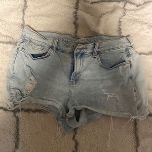 Womens Boyfriend Jean Shorts